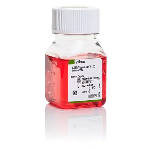 Gibco™ Trypsin-EDTA (0.05%), phenol red Cat: 25300054 / 100ml