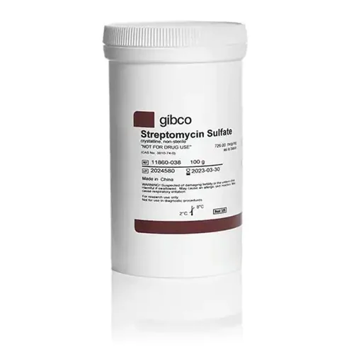 Gibco™ Streptomycin Sulfate Cat: 11860038 / 100g