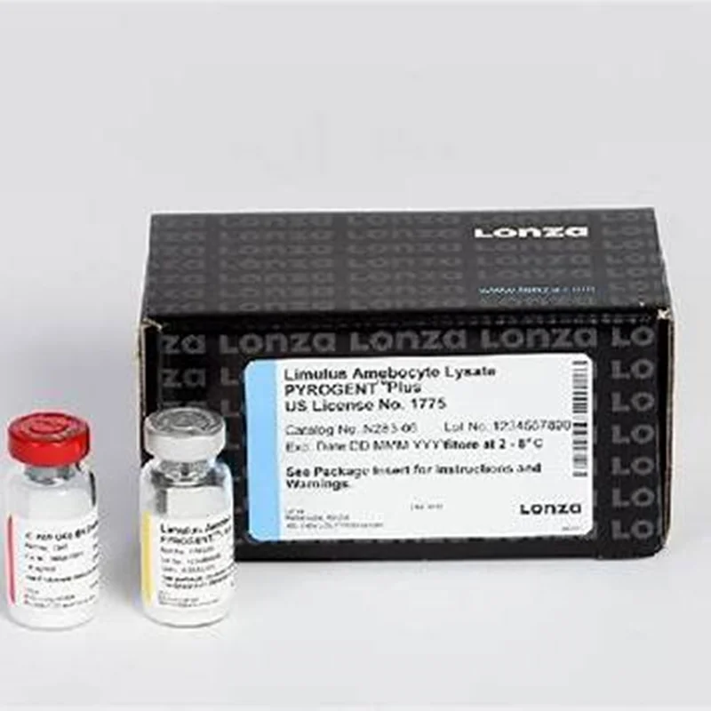 Lonza PYROGENT™ Plus Gel Clot 64 Test Kit LAL Assay (with endotoxin) Sensitivity: 0.6 EU/ml Cat : N283-06