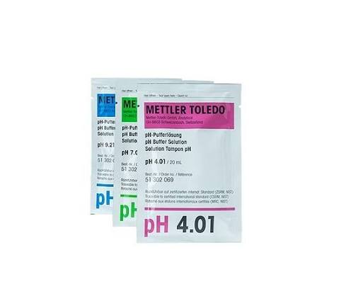 Mettler Toledo 51302068 Rainbow I Buffer pH 4.01/7.00/9.21 sachets (3 x 10 sachets 20 mL)