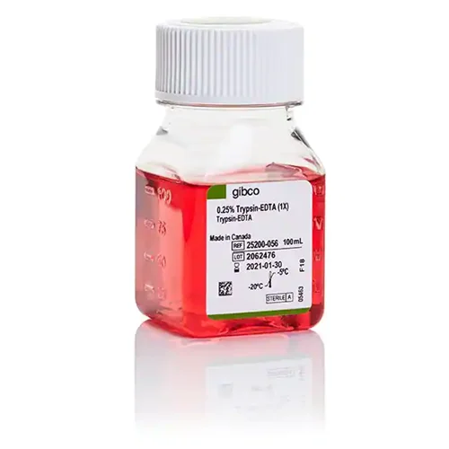 Gibco™ Trypsin-EDTA (0.25%), phenol red Cat: 25200056 / 100ml