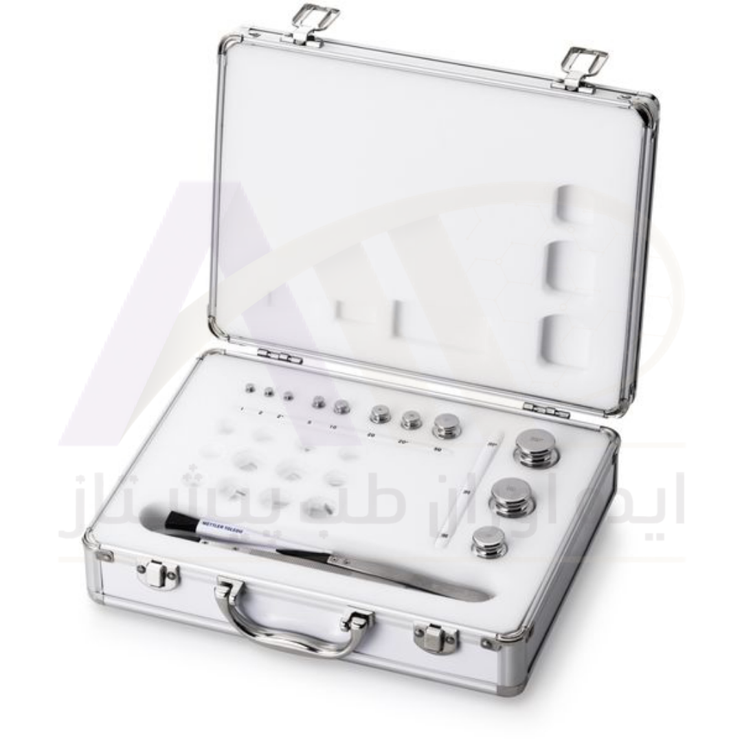 ست وزنه کالیبراسیون آزمایشگاهی 1mg تا 200g کلاس e2